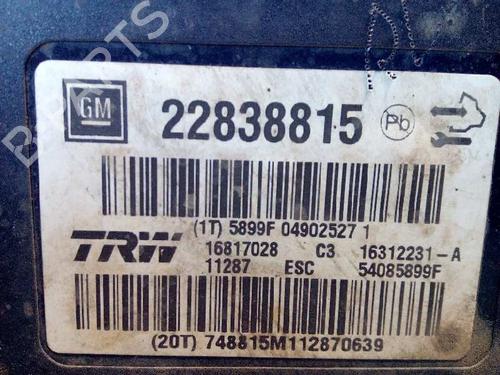ABS pump OPEL INSIGNIA A (G09) 2.0 CDTI (68) | BP3346682M43 
