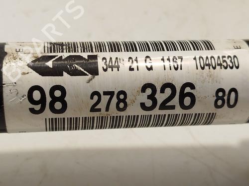 Left front driveshaft CITROËN C4 III (BA_, BB_, BC_) 1.5 BlueHDi 130 (BBYHZB) | BP25479127M38