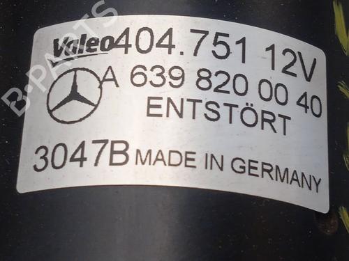 Front wiper motor MERCEDES-BENZ VITO / MIXTO Van (W639) 115 CDI (639.601, 639.603, 639.605) | BP26456704M29 