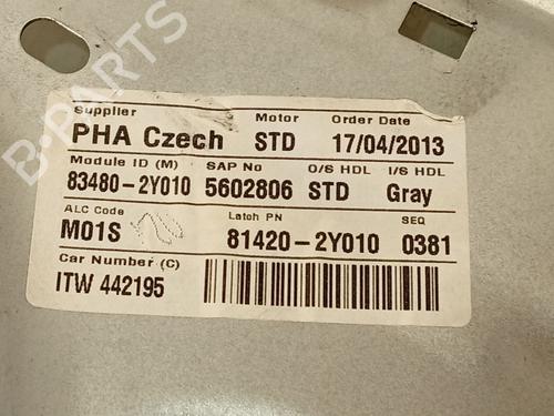 Raammechaniek rechts achter HYUNDAI ix35 (LM, EL, ELH) 1.7 CRDi | BP30836583C25 