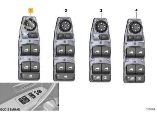 Left front window switch BMW 3 (F30, F80) 316 d | BP7558753I27 