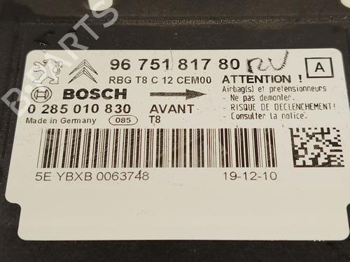 Kollisjonspute styreenhet PEUGEOT 3008 I MPV (0U_) 2.0 HDi 150 / BlueHDi 150 | BP30616526M53