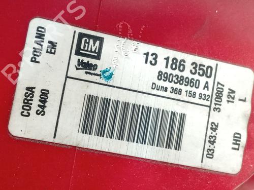 Left taillight OPEL CORSA D (S07) 1.3 CDTI (L08, L68) | BP30687037C34 