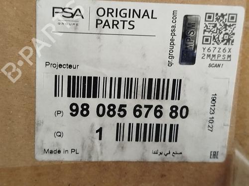 Right headlight CITROËN JUMPY III Van (V_) 2.0 BlueHDi 120 | BP29175259C29 