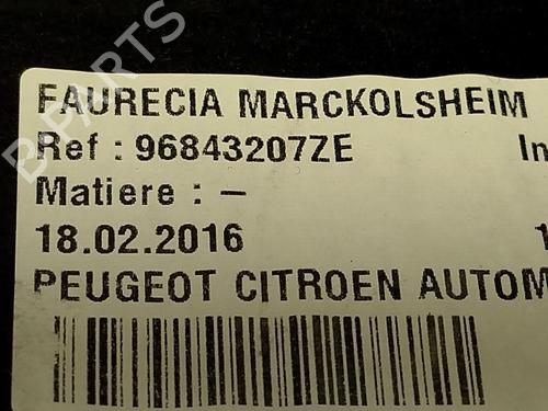 Rear parcel shelf PEUGEOT 3008 I MPV (0U_) 1.6 BlueHDi 120 | BP22729907C85 