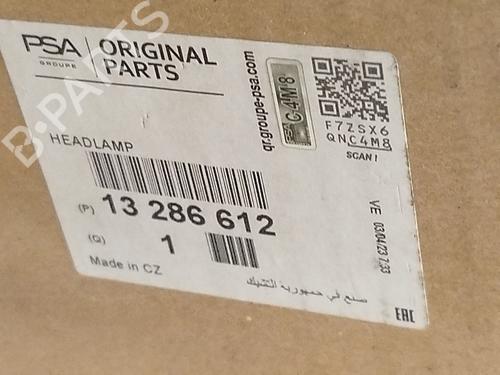 Left headlight OPEL MERIVA B VAN (S10) 1.6 CDTi (75) | BP29277540C28