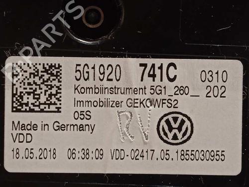 Instrument cluster VW GOLF VII (5G1, BQ1, BE1, BE2)  | BP9087103C47 