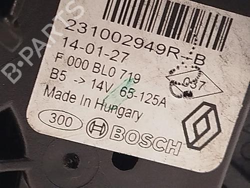 Generator DACIA DOKKER MPV (KE_) 1.5 dCi / Blue dCi 75 (KEAJ, KEAH, KEJW) | BP27258895M7 