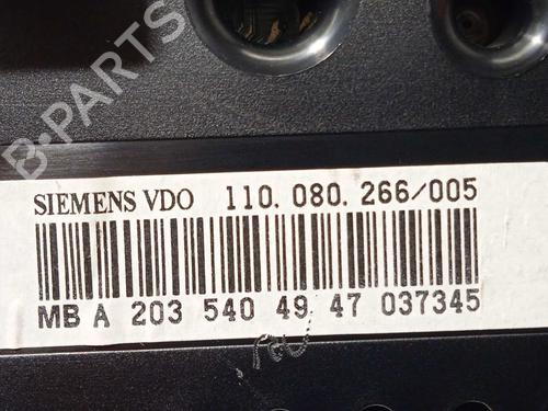 Instrument cluster MERCEDES-BENZ C-CLASS (W203)  | BP16770535C47 