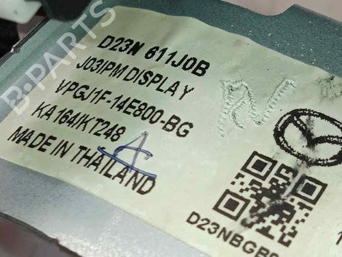 Display monitor MAZDA 2 Hatchback (DL, DJ) 1.5 SKYACTIV-G | BP16524209C48 