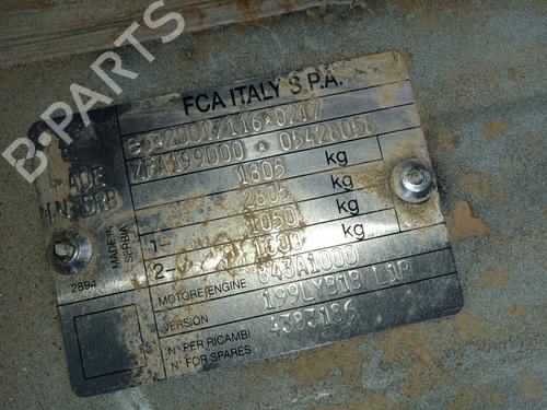 Rear right lock FIAT 500L (351_, 352_) 1.4 (199LYB1B) | BP26208751C99 