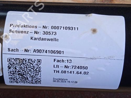 Driveshaft MERCEDES-BENZ SPRINTER 4-t Van (B907, B910) 419 CDI RWD (907.643, 907.645, 907.647) | BP28585845M37