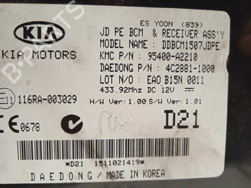 Electronic module KIA CEE'D (JD) 1.4 CRDi 90 | BP10904298M83  - Image 5