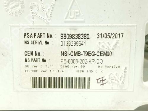 Instrument cluster PEUGEOT 308 II (LB_, LP_, LW_, LH_, L3_) 1.6 BlueHDi 120 | BP8816970C47 