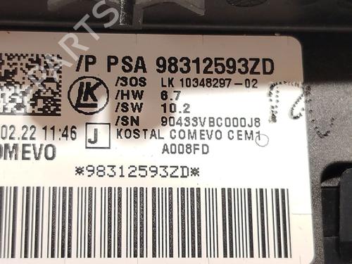 Steering column stalk CITROËN C3 III (SX) 1.2 THP 110 (SXHNPS, SXHNZT, SXHNZ6) | BP32411894I23 