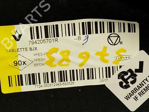 Rear parcel shelf DACIA SANDERO III 1.0 TCe 90 | BP32471025C85