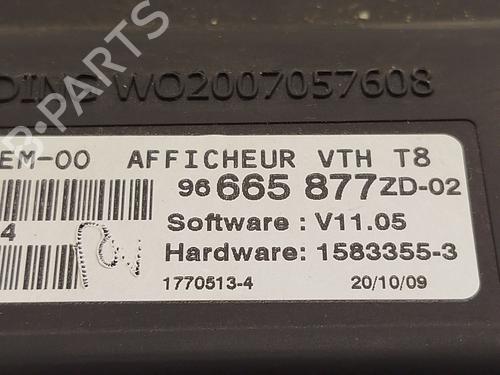 Display monitor PEUGEOT 5008 (0U_, 0E_) 1.6 16V | BP24977526C48 