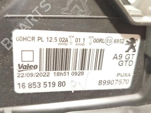 Left headlight PEUGEOT 208 I (CA_, CC_) 1.6 GTi | BP29281307C28 