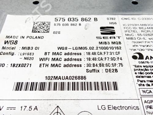 Elektronisk modul SEAT ATECA (KH7, KHP)  | BP23894323M83 