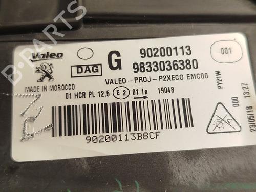 Left headlight PEUGEOT 208 II (UB_, UP_, UW_, UJ_)  | BP29501603C28 