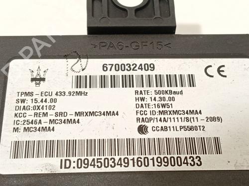 Electronic module MASERATI LEVANTE SUV (M161) 3.0 D Q4 | BP33817016M83 - Image 3