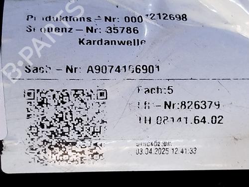 Driveshaft MERCEDES-BENZ SPRINTER 4-t Van (B907, B910) 419 CDI RWD (907.643, 907.645, 907.647) | BP29808247M37 - Image 9
