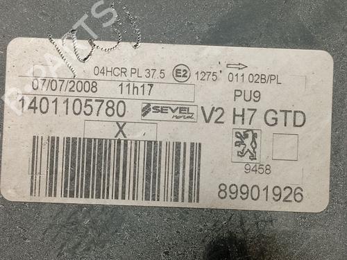 Left headlight PEUGEOT 807 (EB_) 2.0 HDI | BP33170309C28  - Image 6