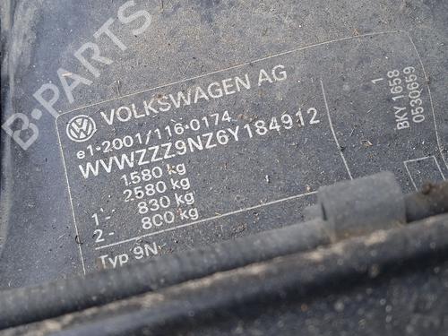 Rear bumper VW POLO (9N_, 9A_) 1.9 SDI | BP22729895C8 