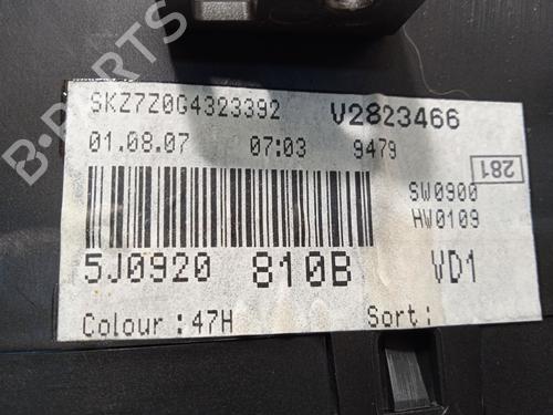 Instrument cluster SKODA FABIA II (542) 1.4 | BP27589666C47 