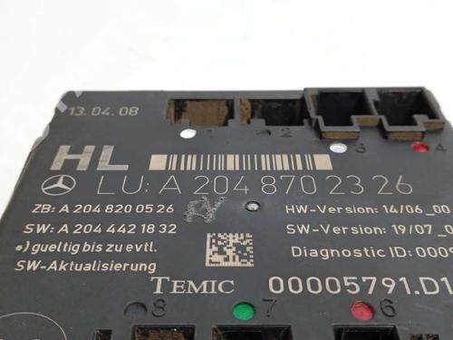 Electronic module MERCEDES-BENZ C-CLASS (W204) C 200 CDI (204.007, 204.006) | BP8611443M83 