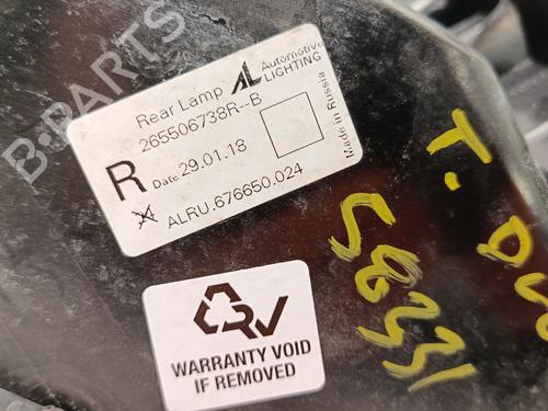 Right taillight RENAULT CAPTUR I (J5_, H5_) 1.2 TCe 120 | BP36014626C35  - Image 5