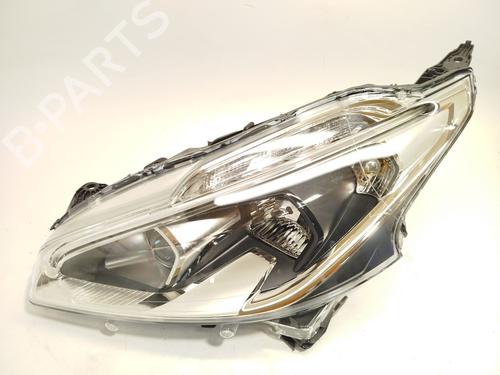 Used Left headlight PEUGEOT 208 I (CA_, CC_) 1.2 VTI 82 (82 hp) 29353255