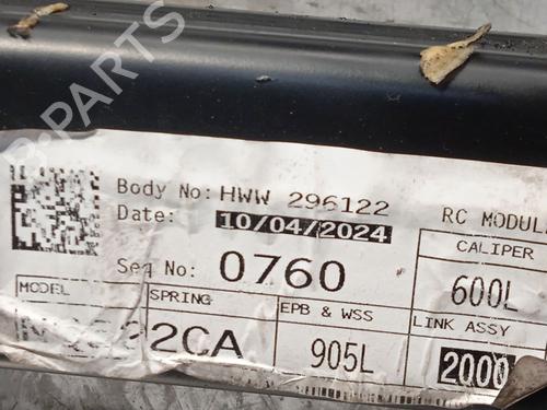 Rear axle KIA SPORTAGE V (NQ5) 1.6 T-GDI MHEV | BP22957572M2 