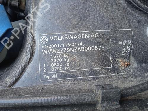 Left front fenders VW POLO (9N_, 9A_)  | BP21586041C41 