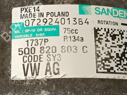 AC compressor SEAT TOLEDO IV (KG3) 1.6 TDI | BP35720769M34  - Image 6