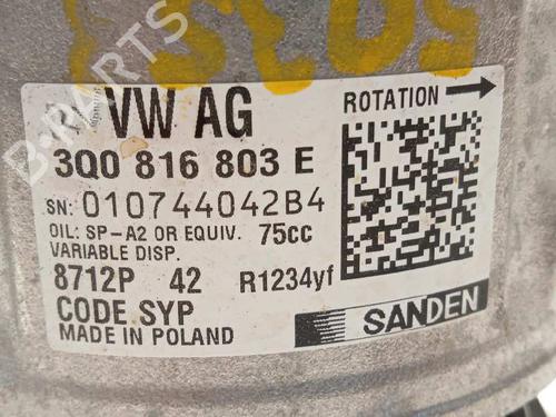 AC compressor SEAT IBIZA V (KJ1, KJG)  | BP13311975M34 