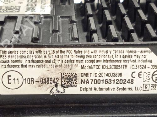 Electronic module RENAULT SCÉNIC IV (J9_) | BP19483741M83