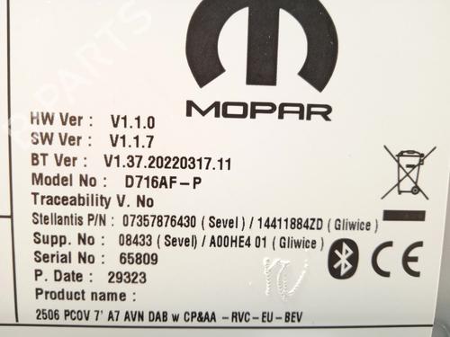 Electronic module OPEL MOVANO C Van (U9) 2.2 D | BP26209070M83  - Image 11