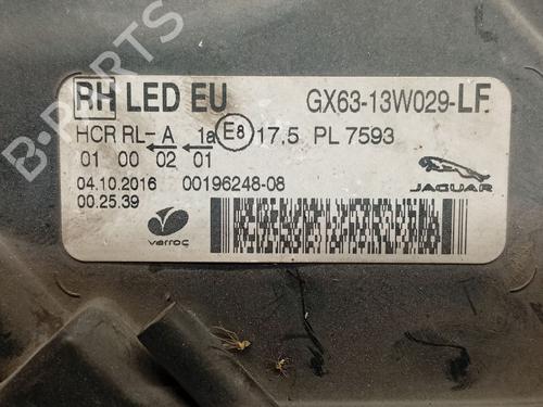 Right headlight JAGUAR F-PACE (X761) 2.0 TD4 AWD | BP37403319C29  - Image 7