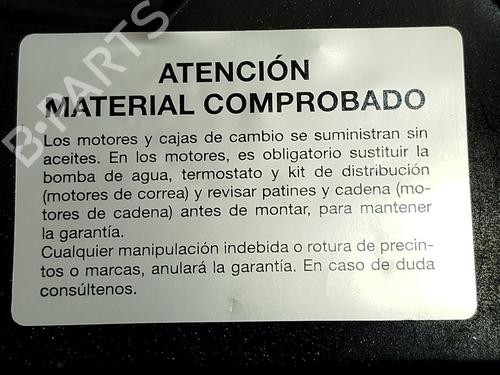 Engine RENAULT MASTER III Van (FV) 2.3 dCi 125 FWD (FV0C, FV0D, FV0G, FV0H, FV0J, FV0K,... | BP27386791M1 