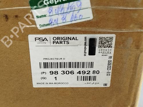 Right headlight CITROËN C4 III (BA_, BB_, BC_)  | BP29309311C29 