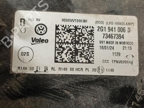 Right headlight VW POLO VI (AW1, BZ1, AE1) 1.0 TSI | BP32078671C29 