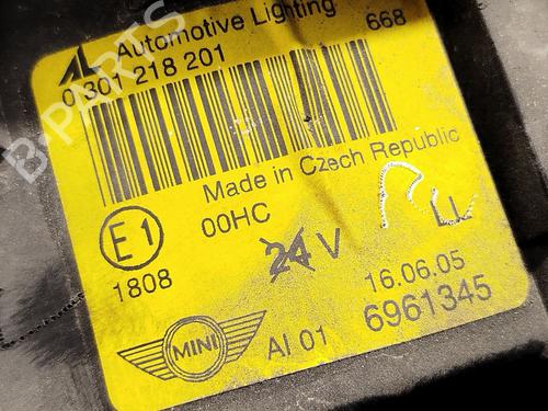 Left headlight MINI MINI (R50, R53) Cooper | BP26902584C28 