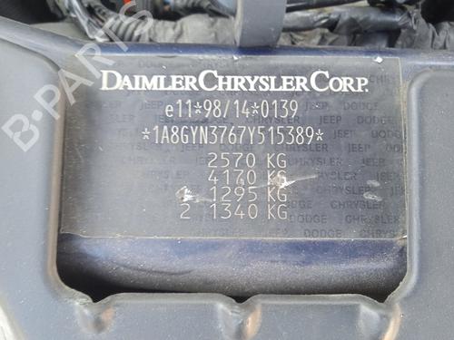 Right headlight CHRYSLER VOYAGER IV (RG, RS) 2.5 CRD | BP31314406C29 