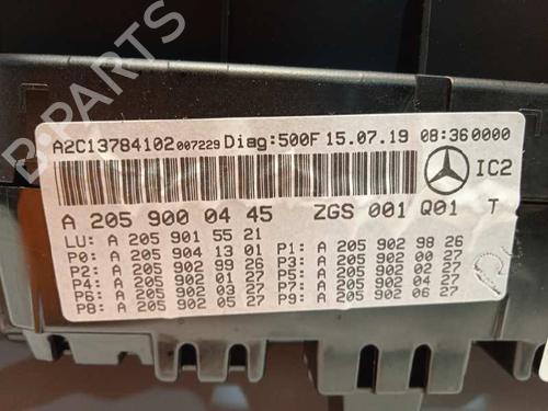 Instrument cluster MERCEDES-BENZ C-CLASS (W205)  | BP13053908C47 