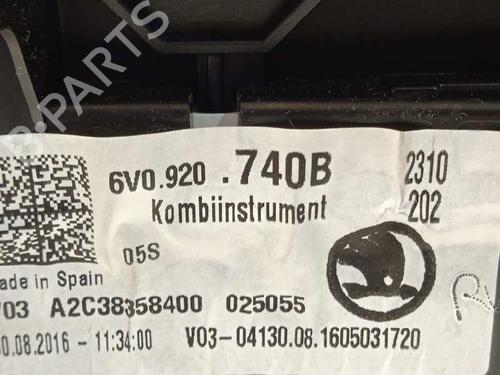 Instrument cluster SKODA FABIA III (NJ3) 1.2 TSI | BP6786211C47 