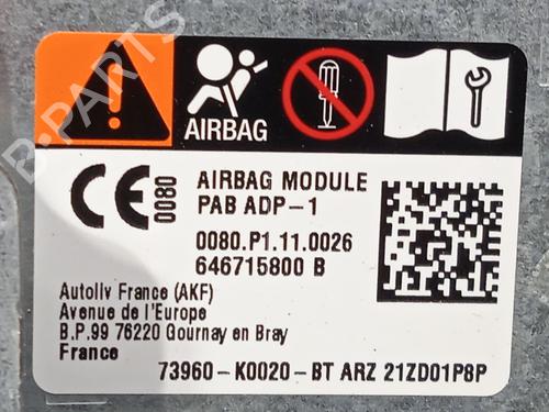 Airbag Kit TOYOTA YARIS CROSS (MXP_) 1.5 Hybrid (MXPJ10) | BP26208975C86 