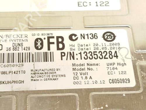 Electronic module OPEL ASTRA J (P10)  | BP28214355M83 