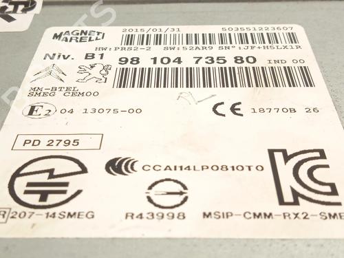 Radio CITROËN C4 CACTUS 1.2 THP 110 | BP32289601E6 