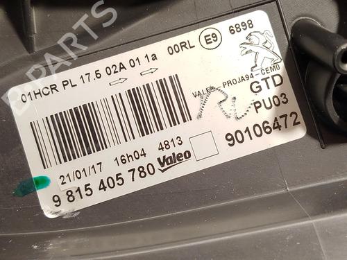 Left headlight PEUGEOT 2008 I (CU_) 1.2 THP 110 / PureTech 110 | BP23256781C28  - Image 6